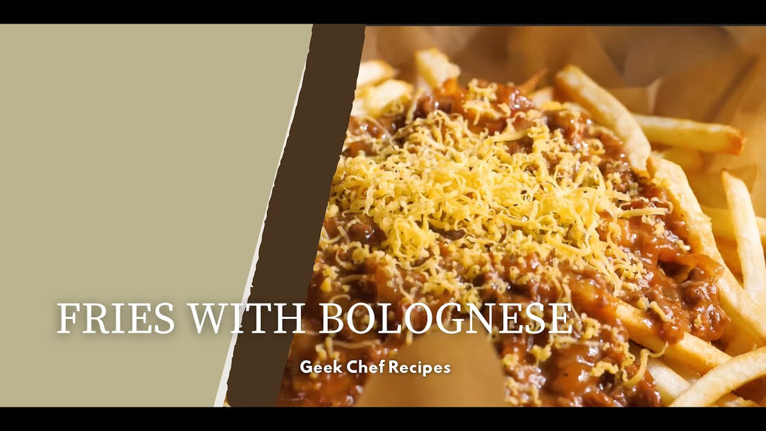 Fries with Bolognese using Air Fryer Oven | Geek Chef Recipes