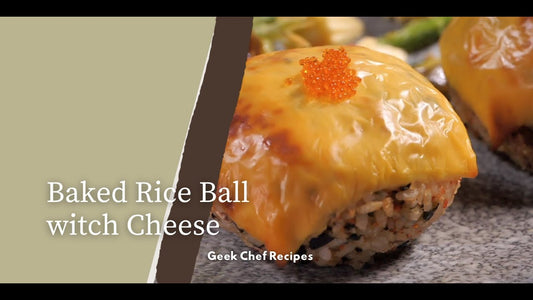 Baked Rice Ball witch Cheese | Geek Chef Recipes