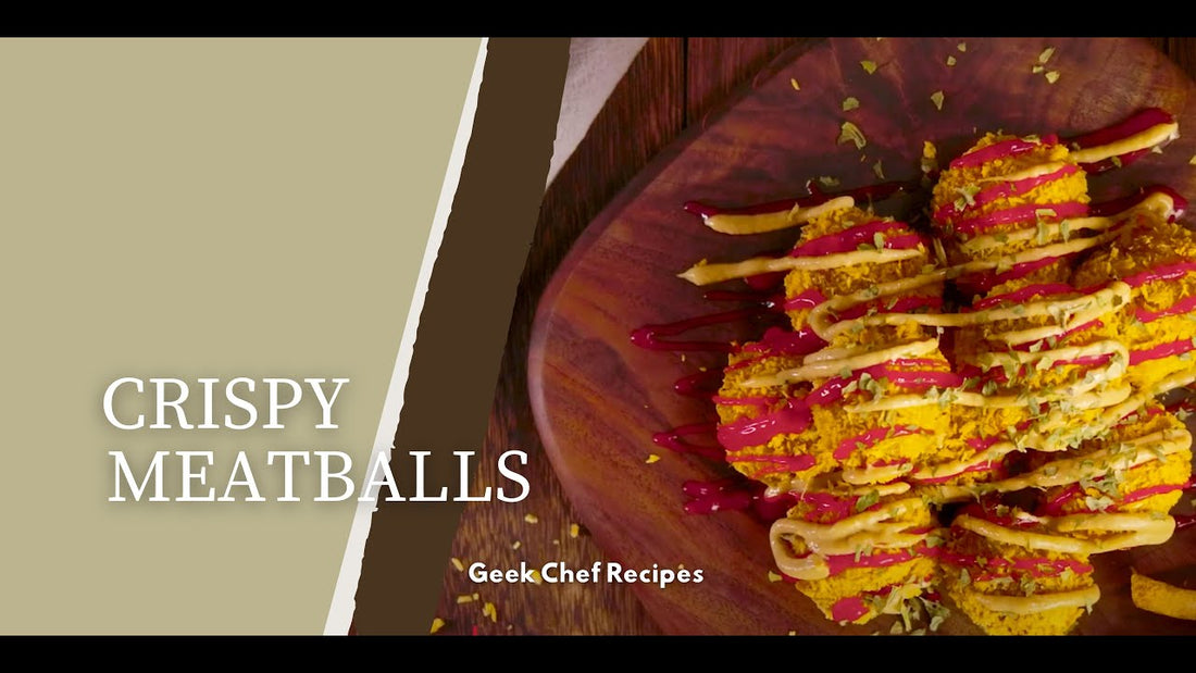 Crispy Meatballs using Air Fryer Oven | Geek Chef Recipes