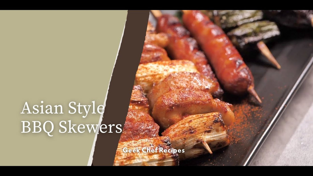 Asian Style BBQ Skewers | Geek Chef Recipes