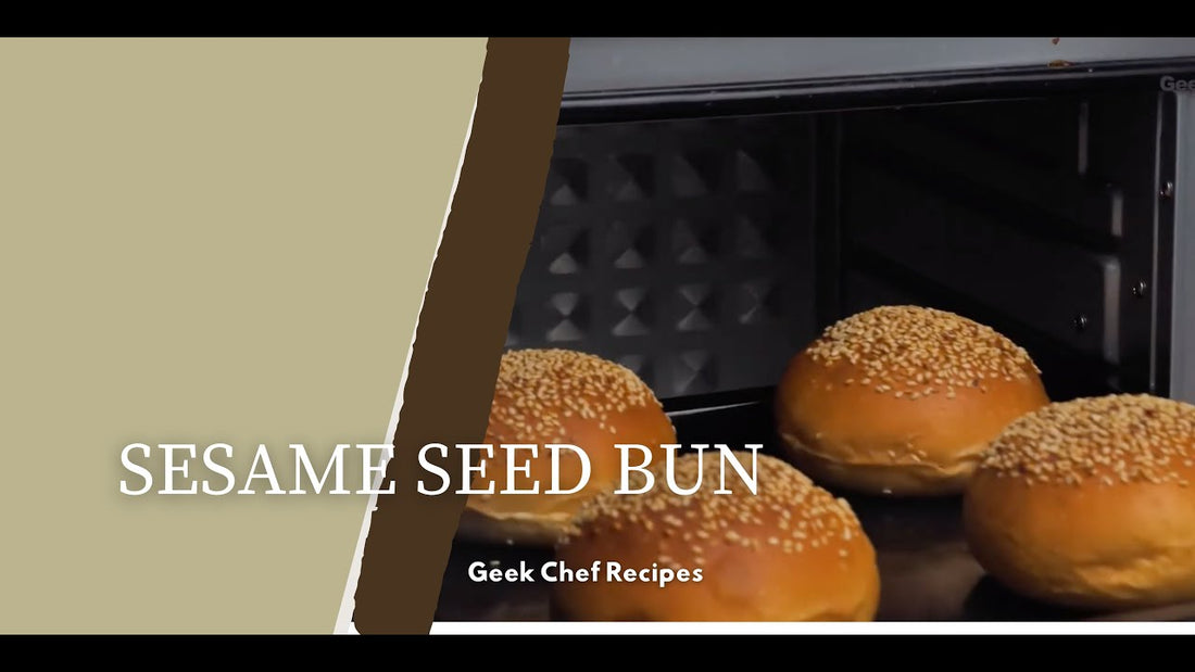 Sesame Seed Bun using Air Fryer Oven | Geek Chef Recipes