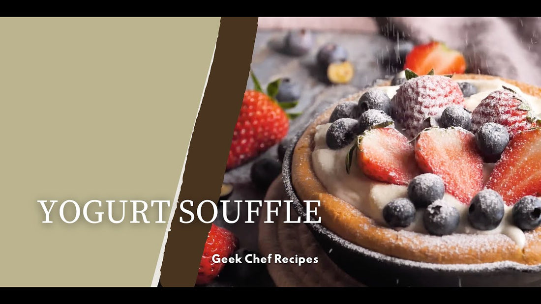 Yogurt Souffle using Air Fryer Oven | Geek Chef Recipes
