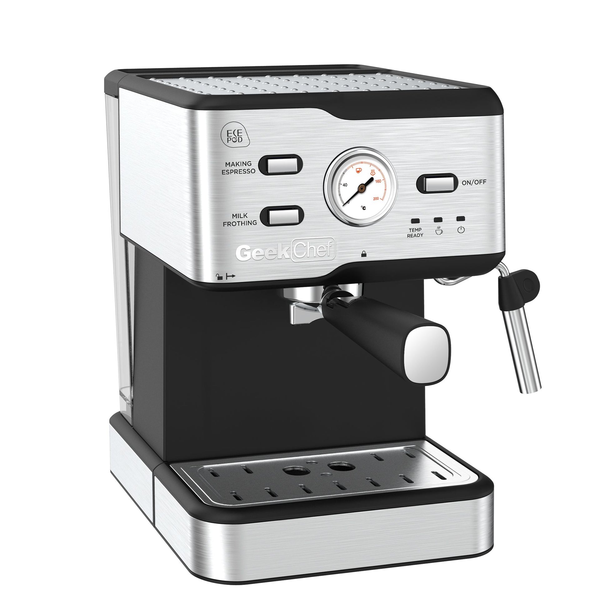 Espresso Machine 20 Bar Pump Pressure Cappuccino latte Maker Coffee Ma –  GeekChefKitchen