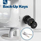 GeekTale Fingerprint Door Knob with Keypad Smart Door Lock Fingerprint Door Lock with App Keypad Door Lock for Bedroom Home Apartment
