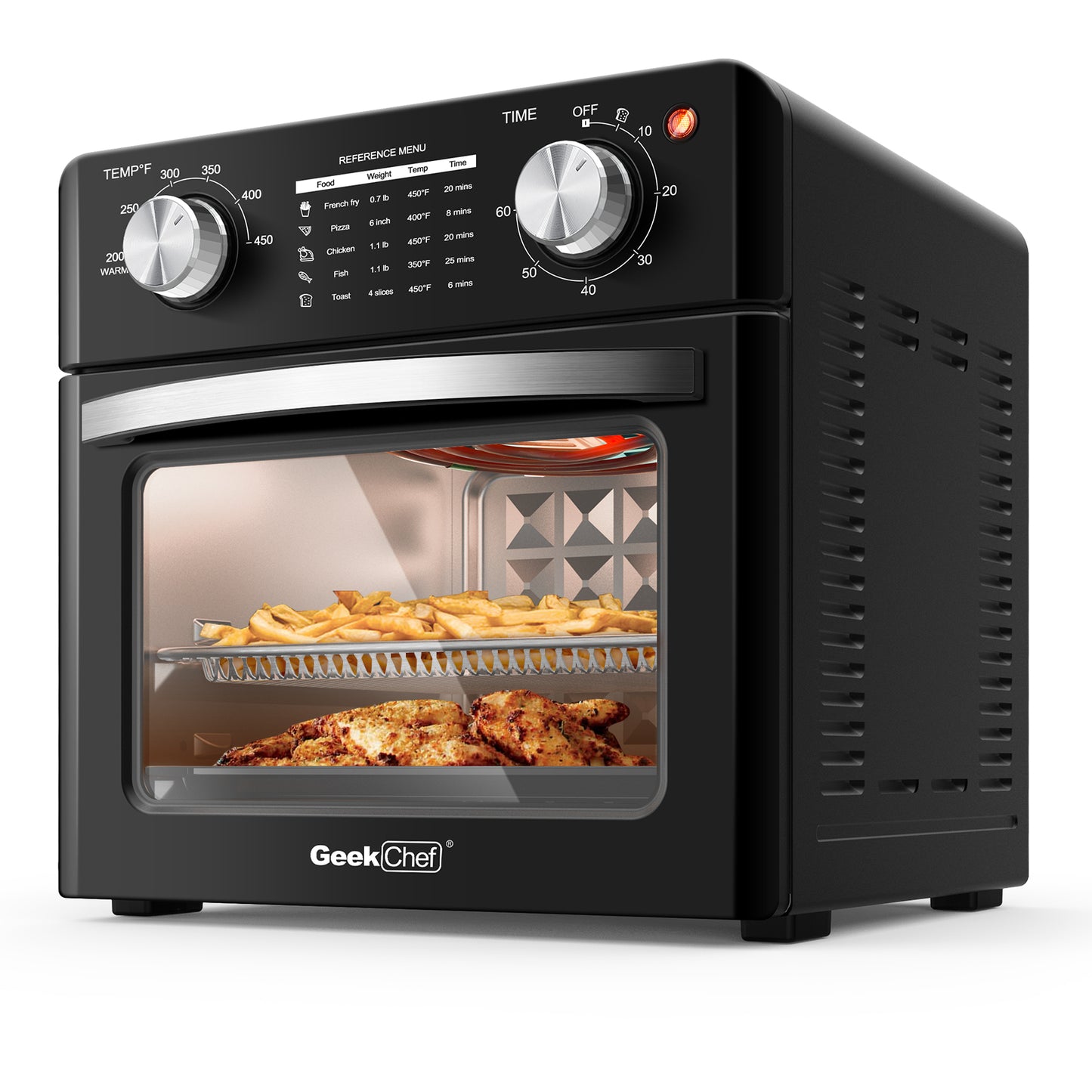  WowChef Air Fryer Oven Large 20 Quart, 10-in-1 Digital