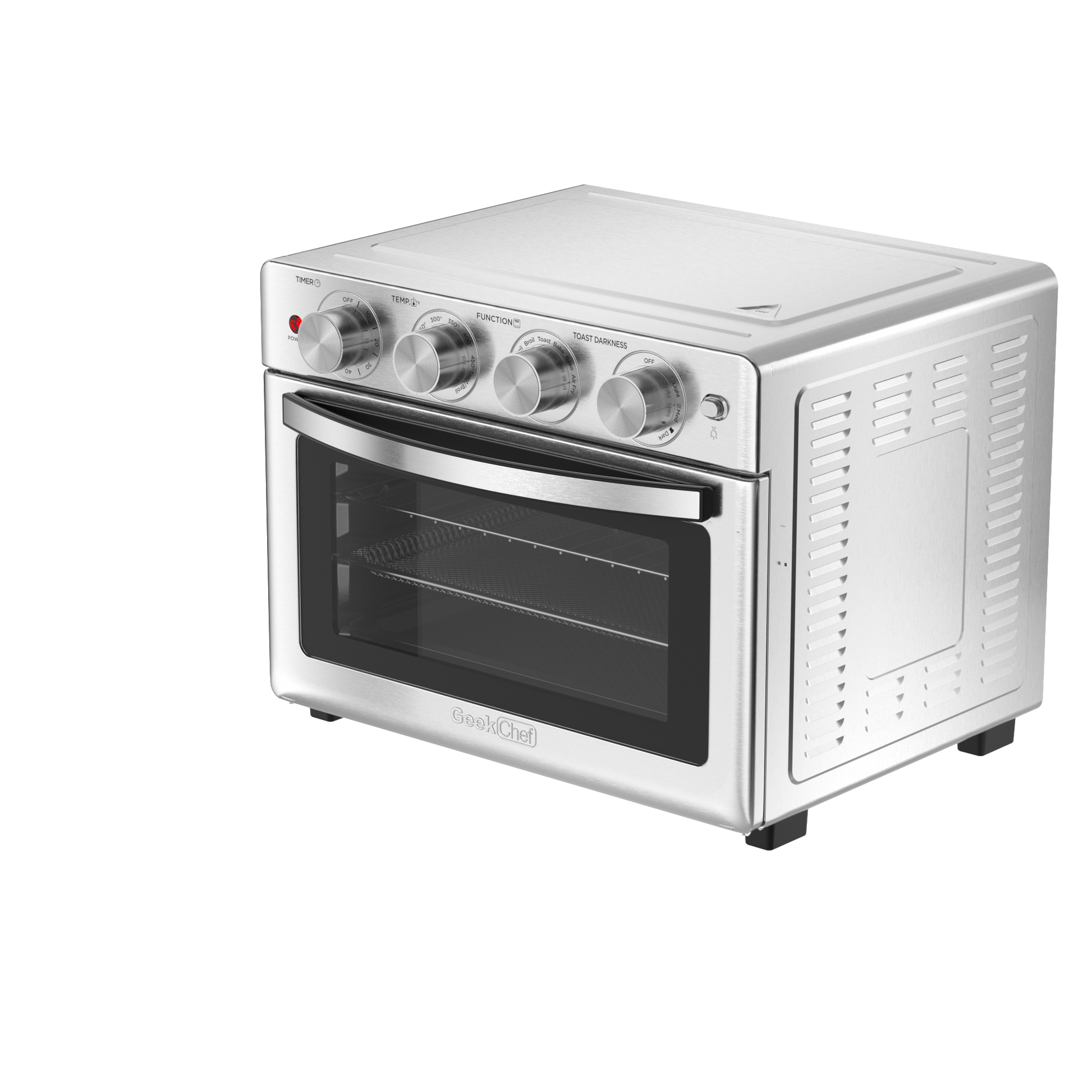 Elexnux 26 qt. Stainless Steel Air Fryer, 6-Slice Air Fryer Toaster Oven  Combo, Roast, Bake, Reheat, Fry Oil-Free, ETL Listed GBK-RA22091502 - The  Home Depot